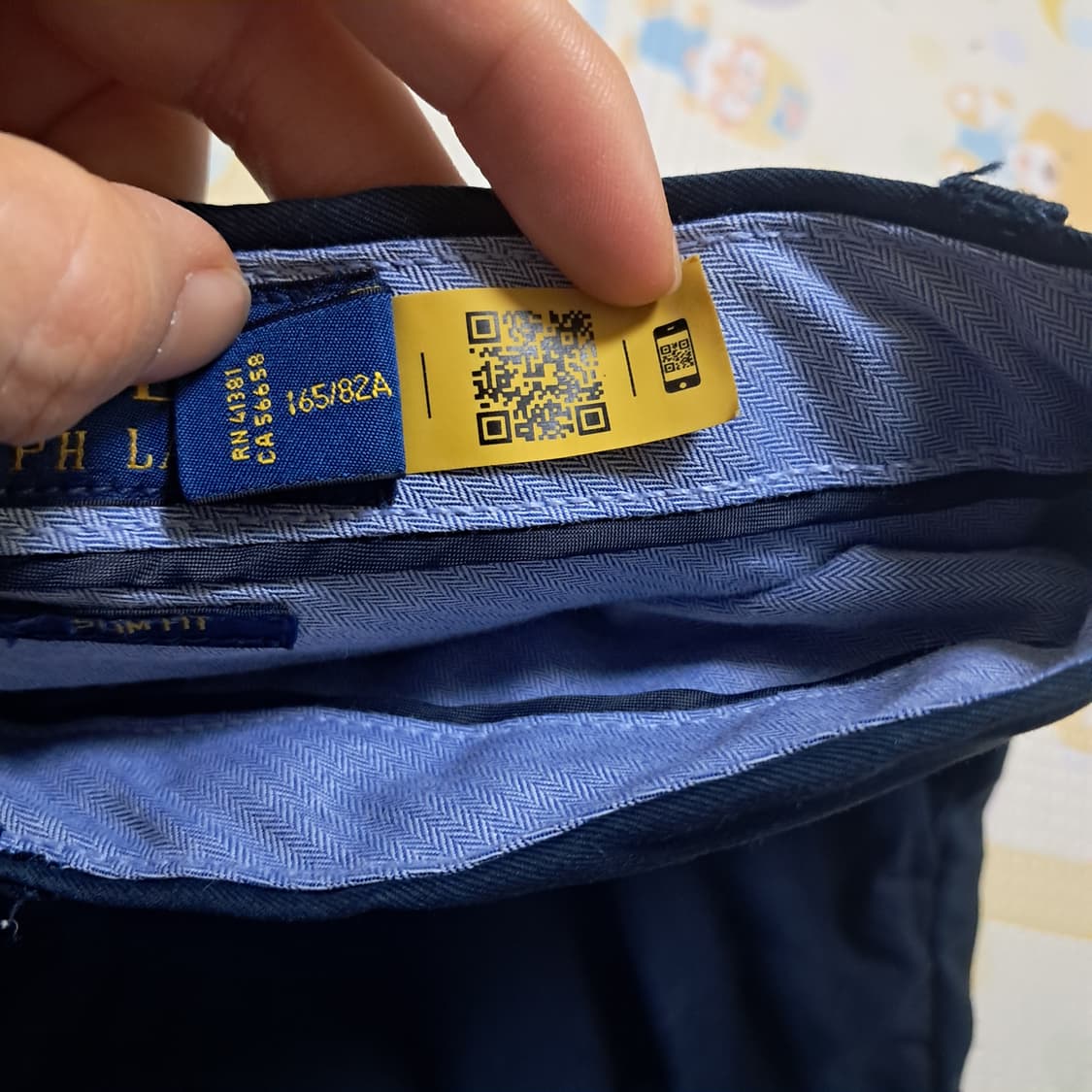 폴로 랄프로렌 슬림핏 남성 바지 32/30(23년제품) 상품이미지4