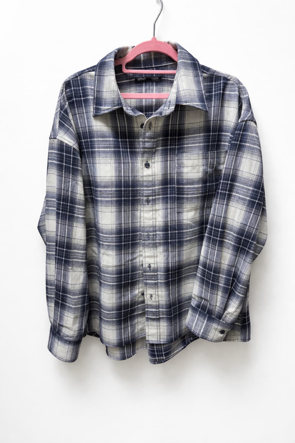 스파오 오버핏 플란넬셔츠 M 상품이미지1