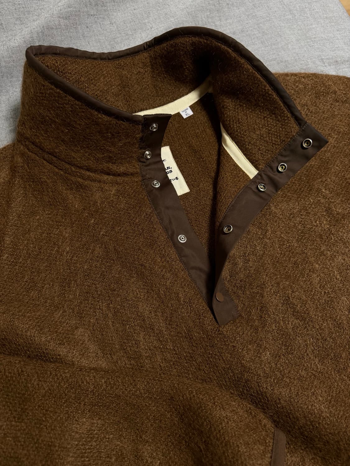 [XL] 나나미카 모헤어 풀오버 브라운 상품이미지2