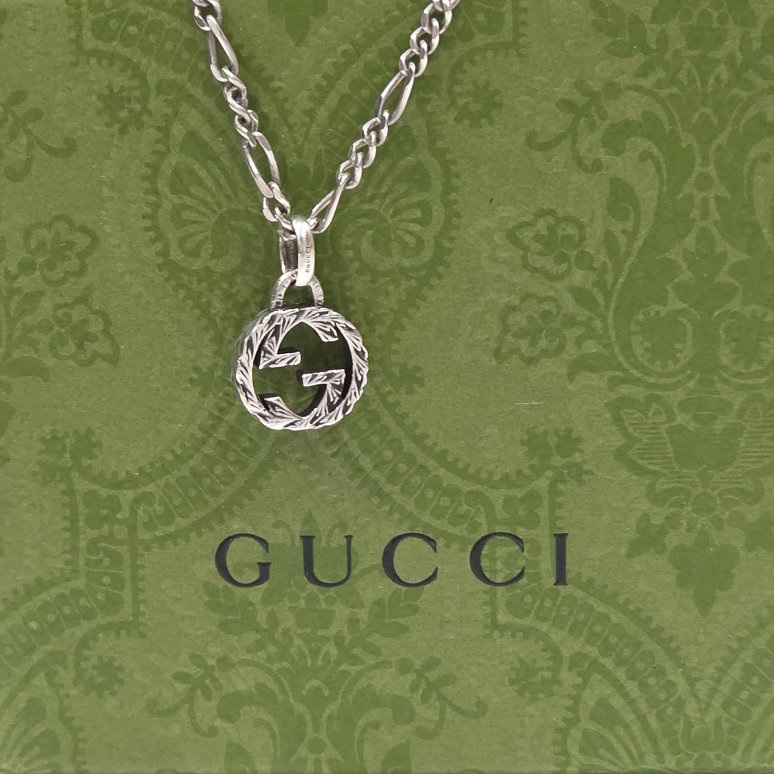 구찌 인터로킹 G 펜던트 실버 목걸이 상품이미지1