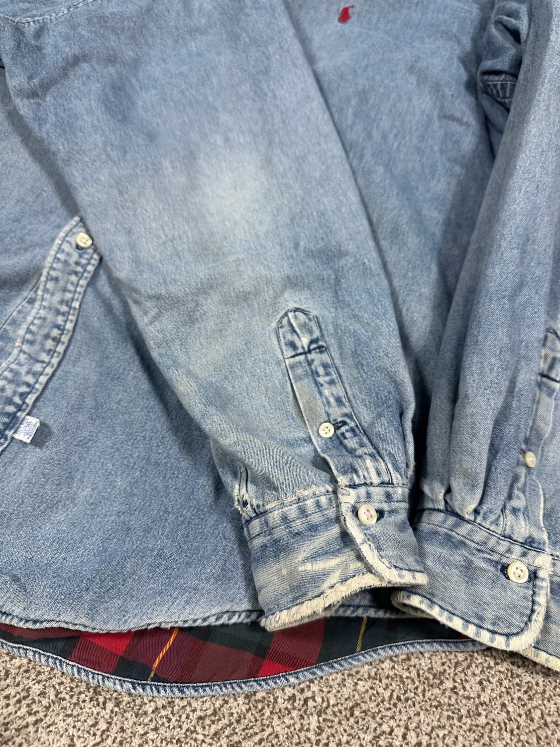 폴로 데님셔츠 XL 상품이미지9