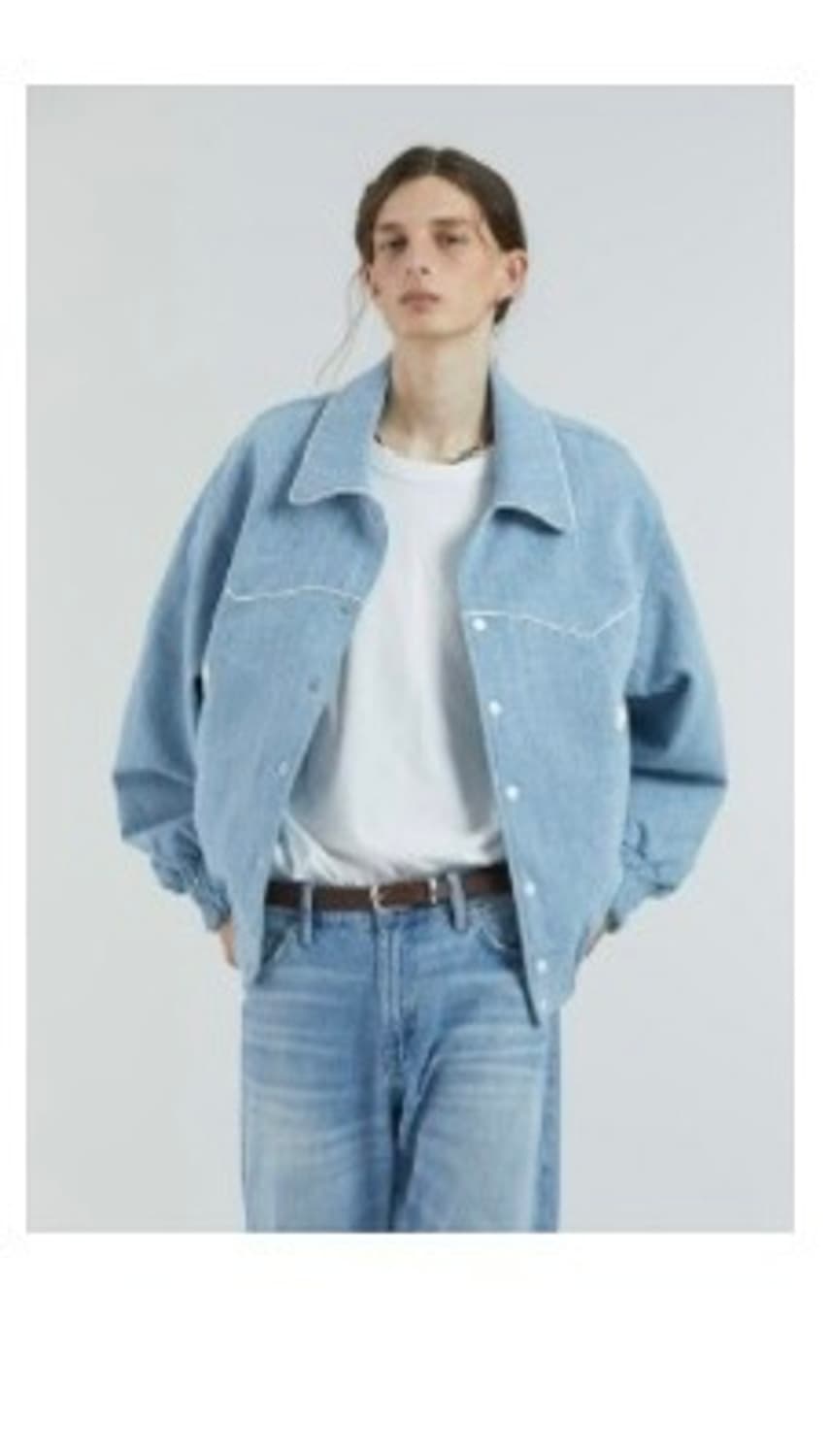 밈더워드로브 연청 블루종 상품이미지1