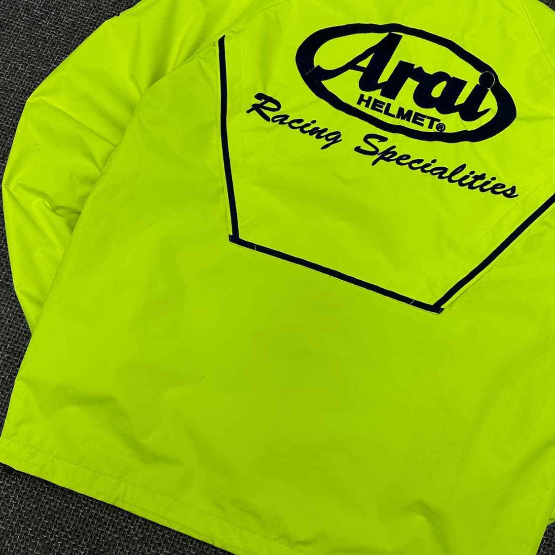 아라이 구형 형광 바람막이 점퍼 M 상품이미지9