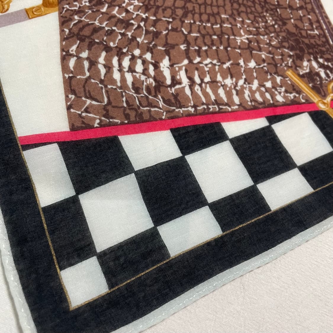 [택포] 셀린느 코튼 손수건 핸드백 쁘띠 스카프 상품이미지6