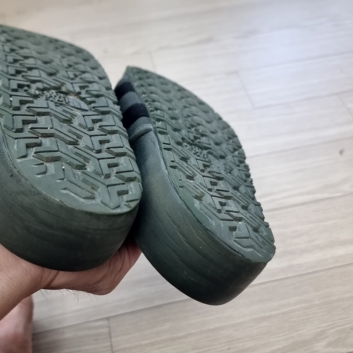 노스페이스 슬리퍼 체크 샌들 그린(260~275) 상품이미지5