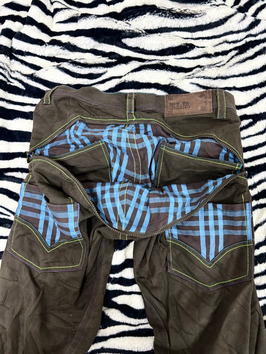 Back Zipper Check Detail Curve Jaens 상품이미지7