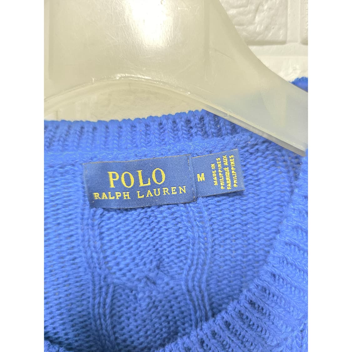 택포// 폴로 랄프로렌 케이블 니트 가디건 M 상품이미지2