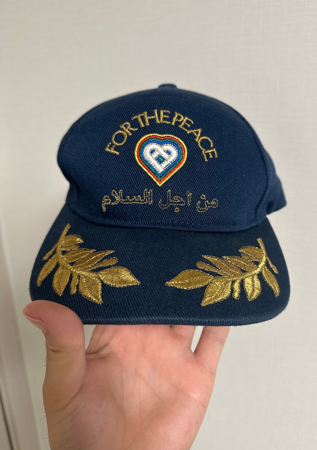 카사블랑카 23fw for the peace blue cap 상품이미지2