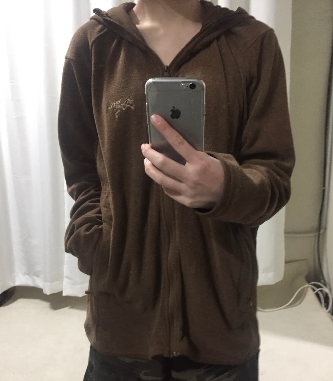 아크테릭스 브라운 초코 후리스 후드집업 상품이미지1