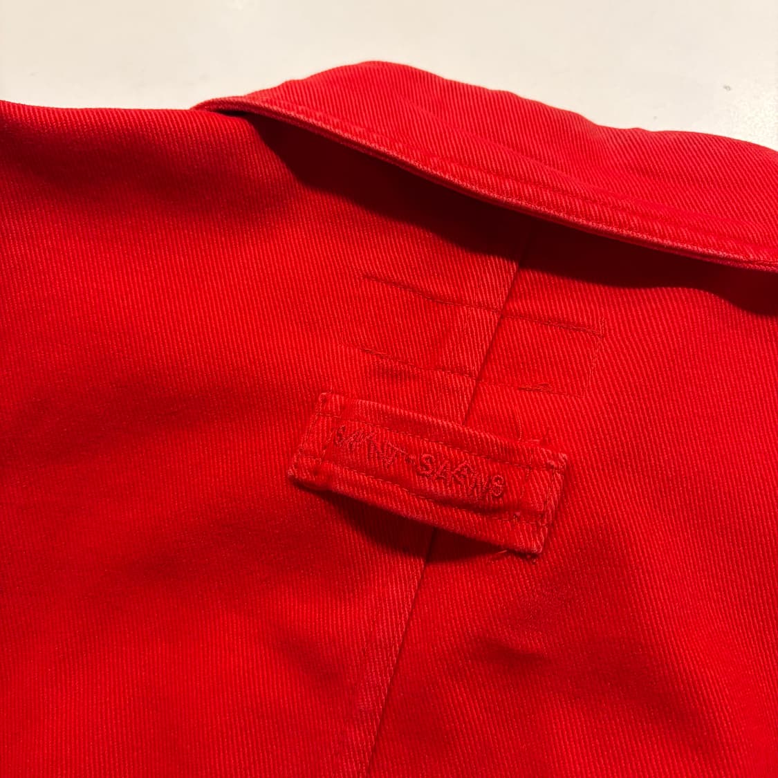 [100] SAINT SAENS 빈티지 레드 컬러 자켓 B547 상품이미지8