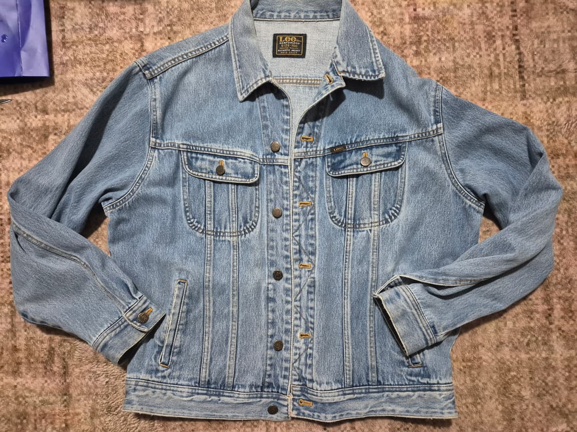 90년대 Lee 리 라이더 산포라이즈 데님 연청자켓 상품이미지1