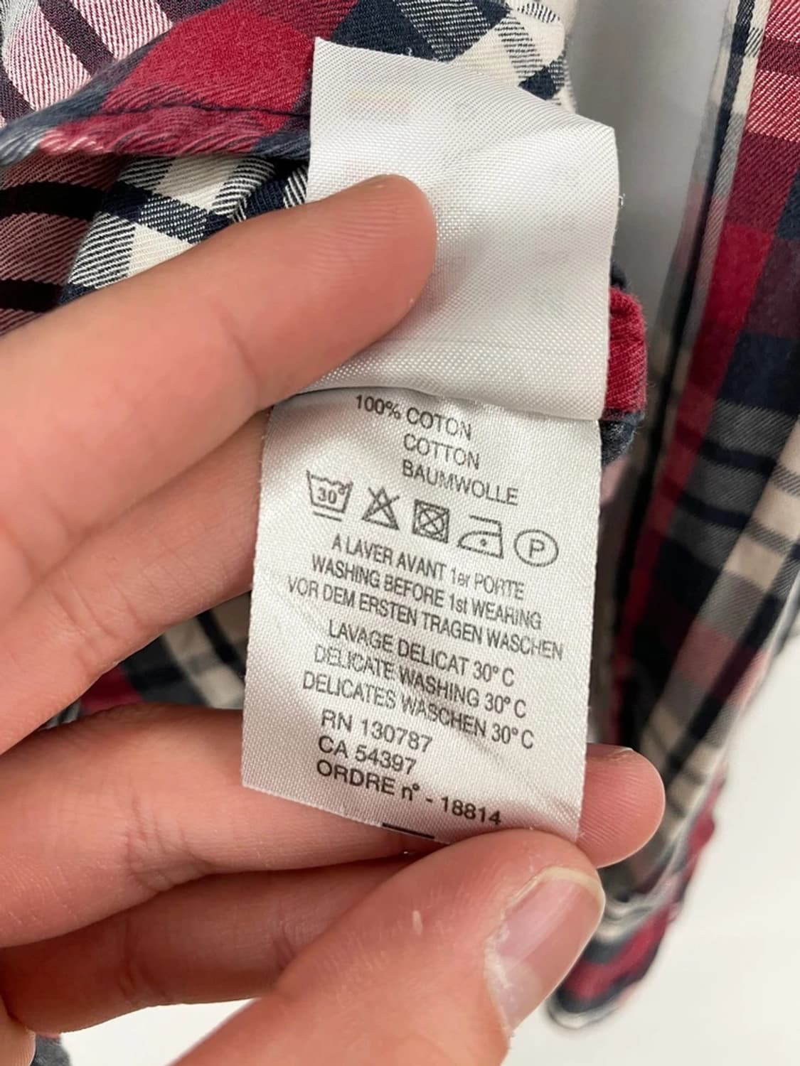 세인트제임스 코튼 플란넬 체크 셔츠 PN9750 상품이미지7