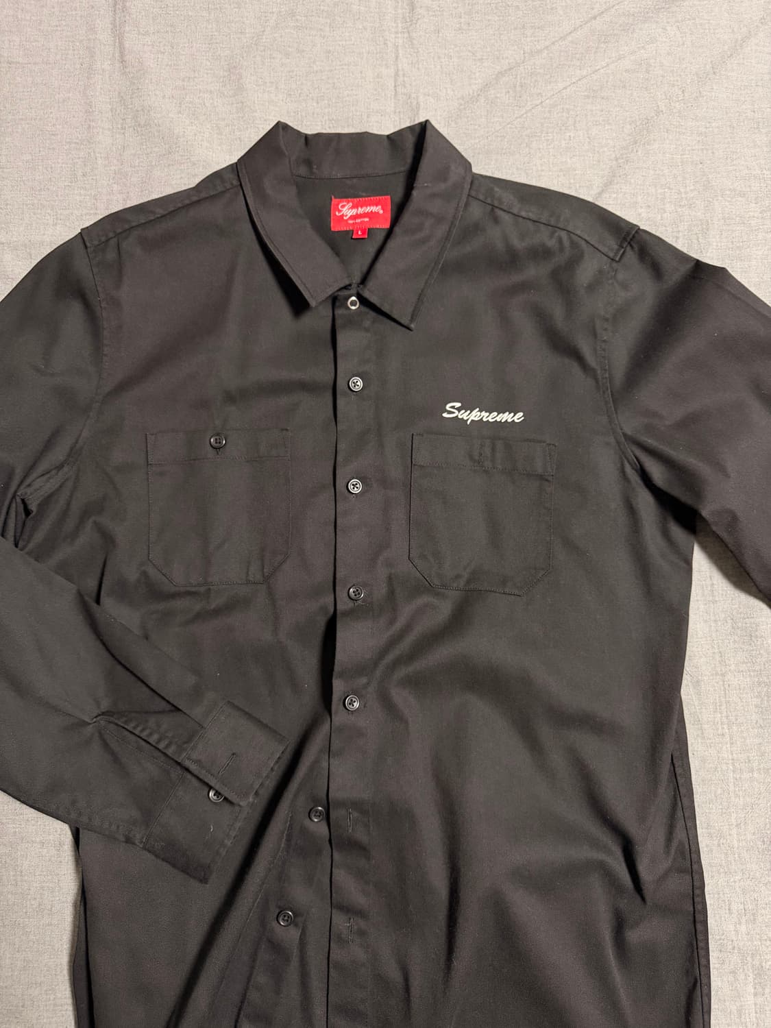 [L] 슈프림 블랙 셔츠 상품이미지1