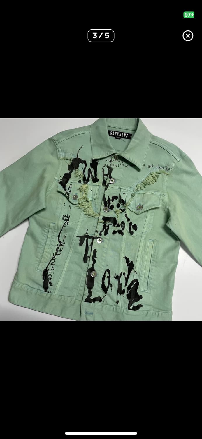 Sankuanz Graffiti Denim Jacket 상품이미지3