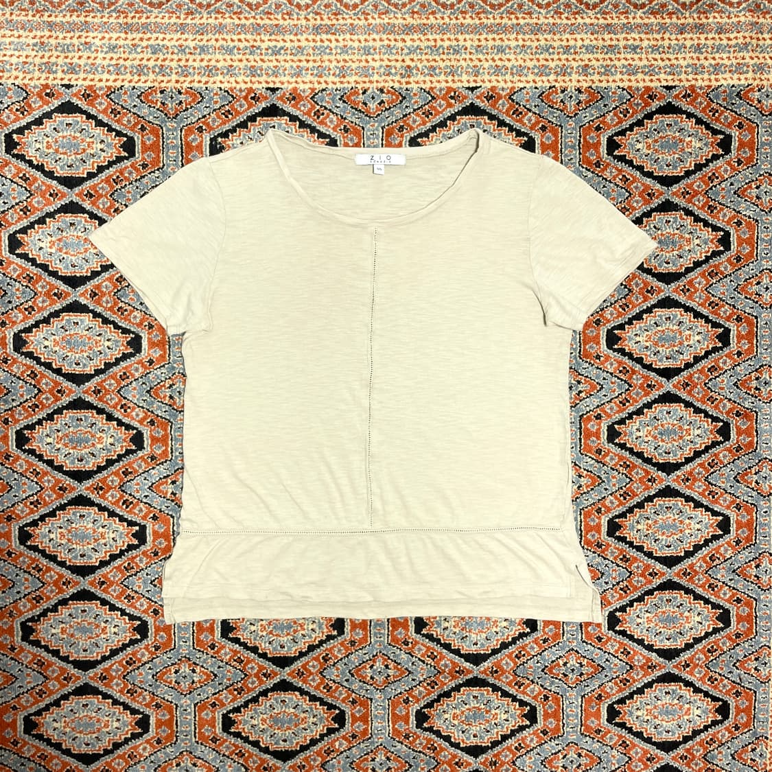 지오송지오 베이지 반팔티셔츠 여성55 상품이미지1