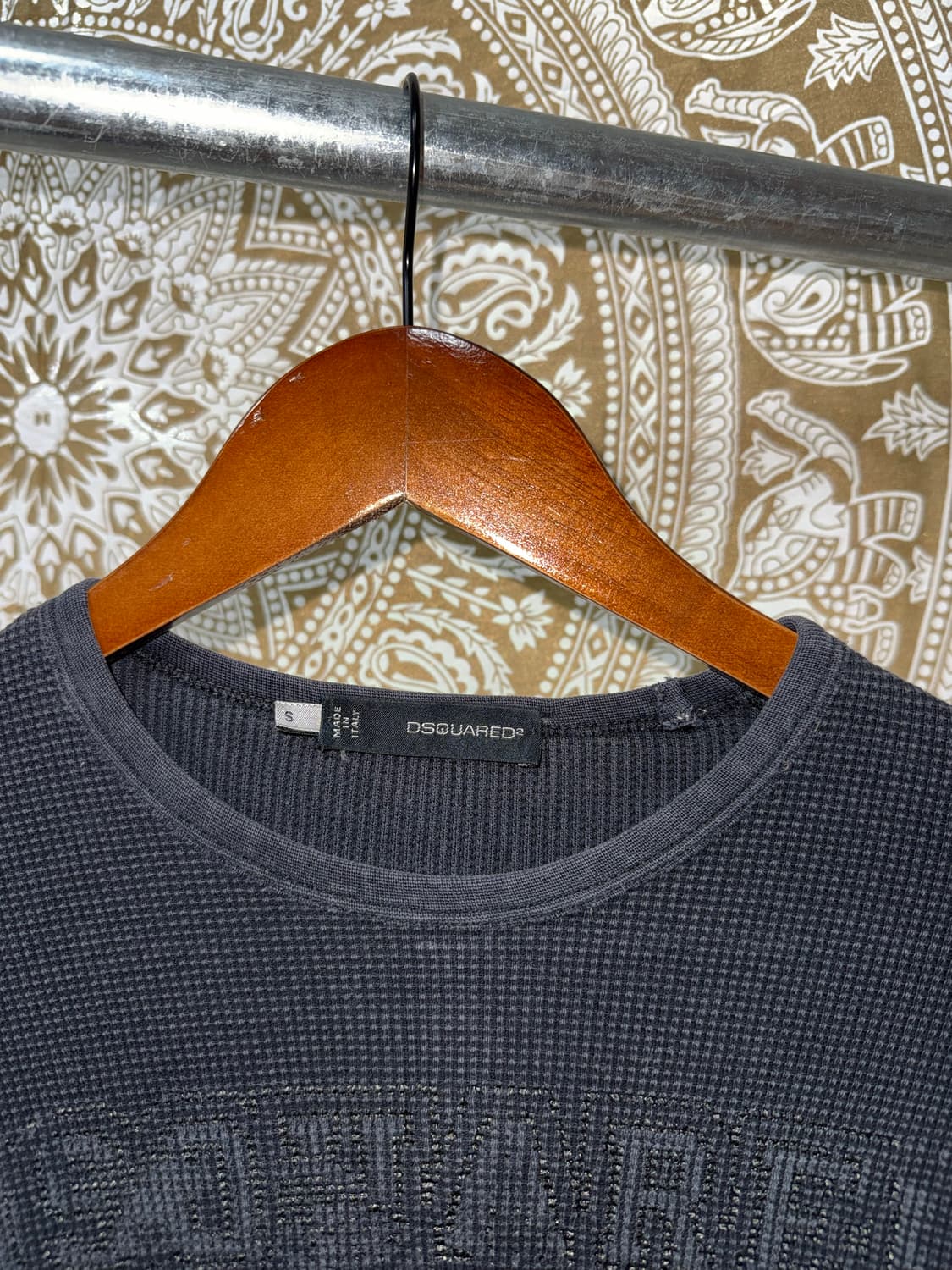 디스퀘어드 프린팅 와플 긴팔 롱슬리브  상품이미지5