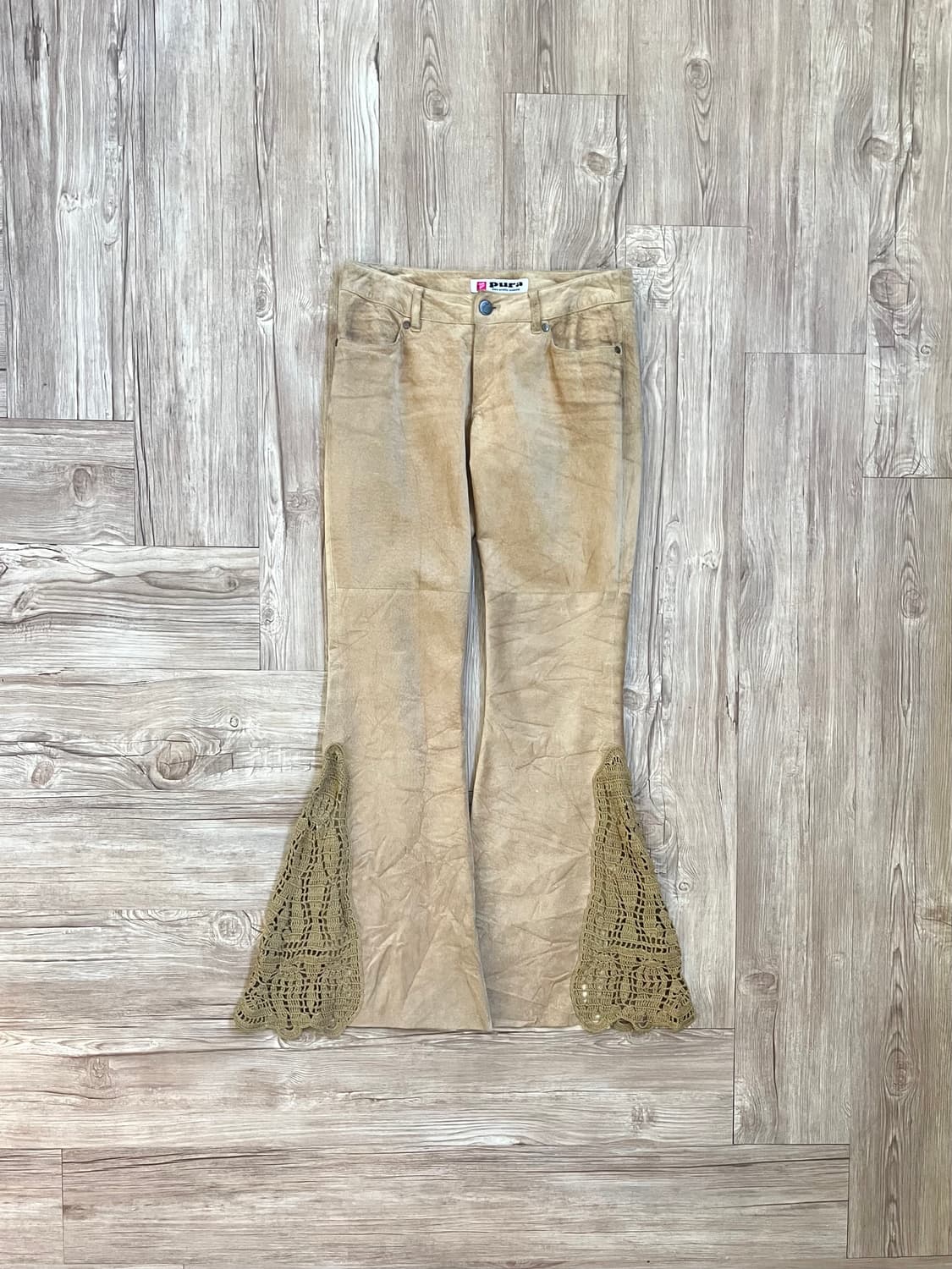 pura 스웨이드 레이어드 팬츠  상품이미지1