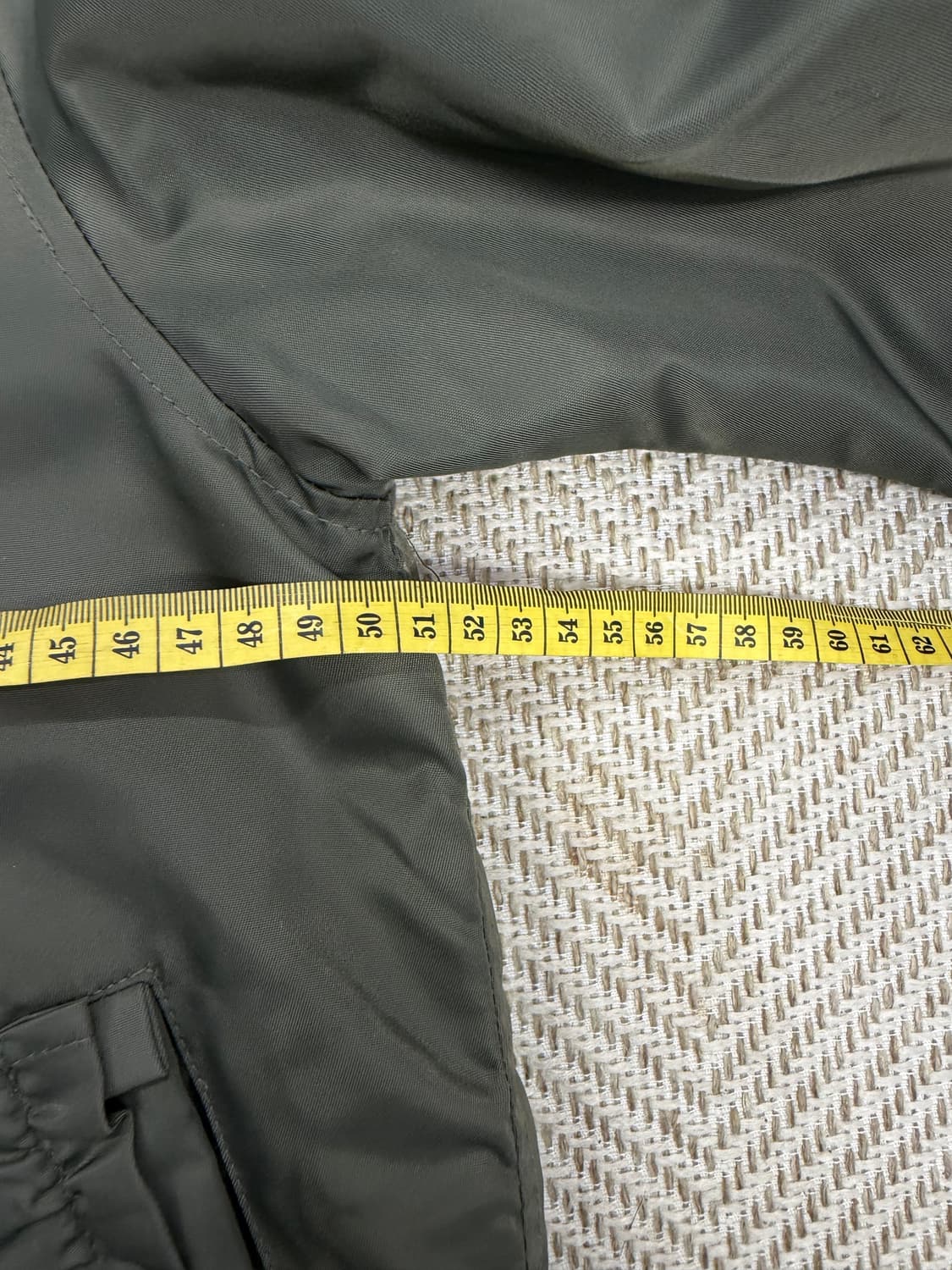 정품) O2ND 오즈세컨 한섬 카키색 MA-1 항공 점퍼 82 상품이미지7