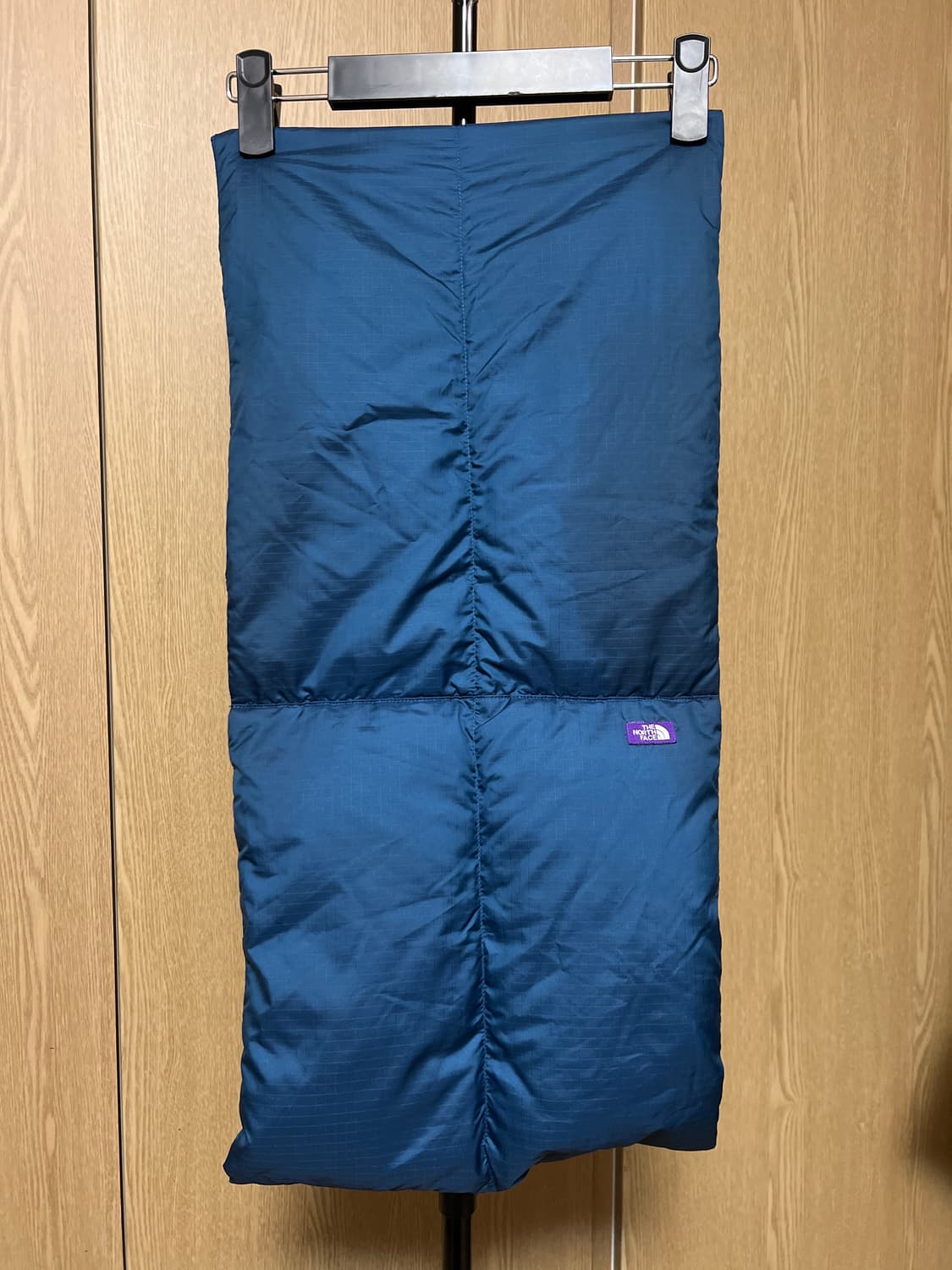 노스페이스 퍼플라벨 패딩 머플러 로얄블루 상품이미지1