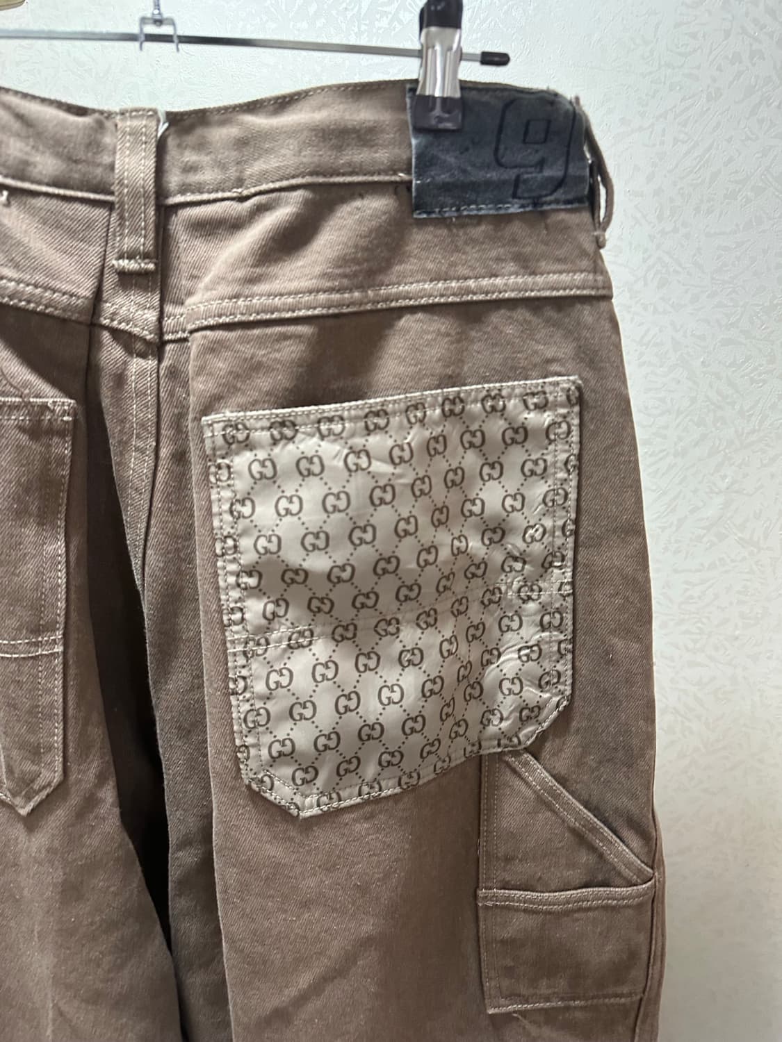 90s GODBODY 와이드팬츠 리폼 30-32 상품이미지3