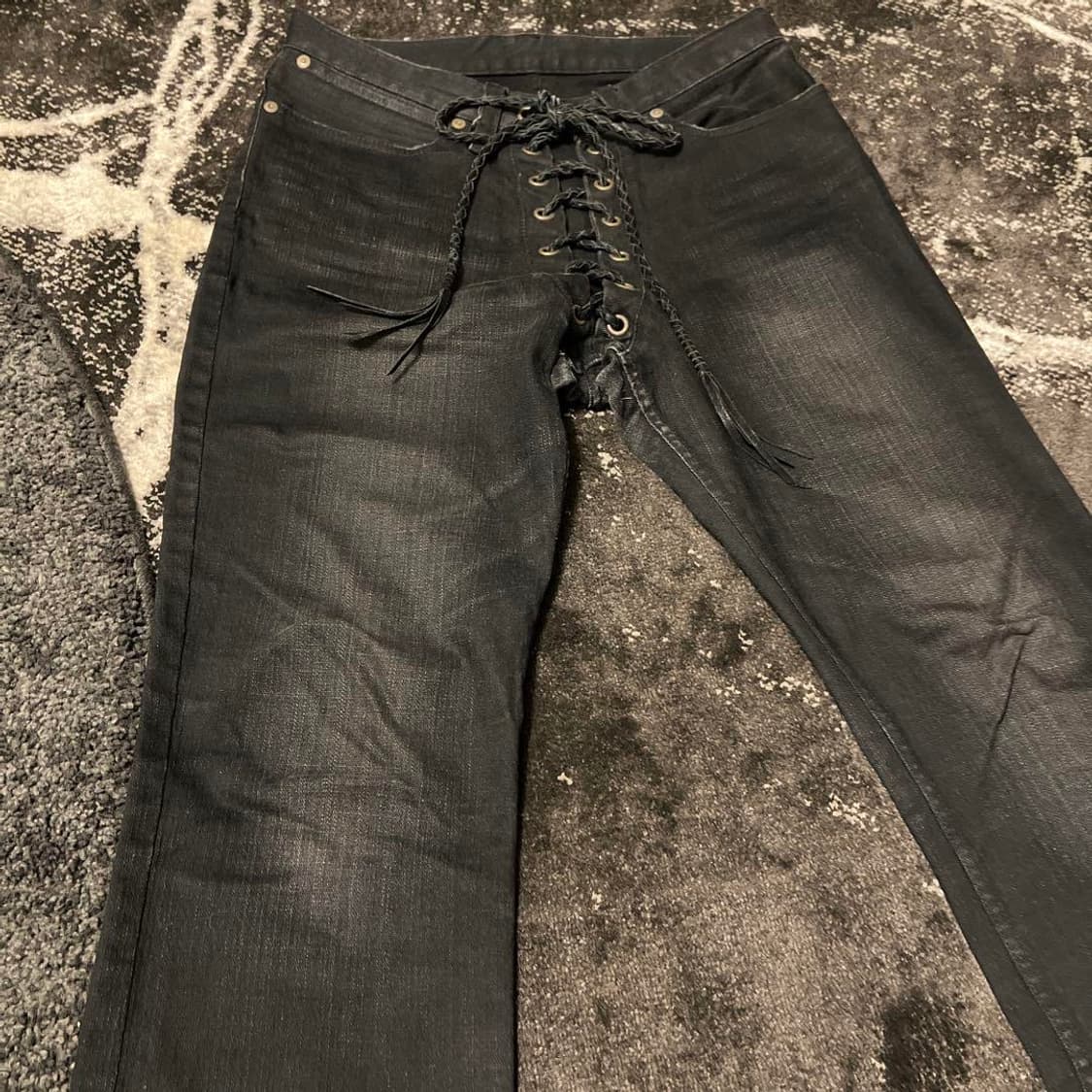 If six was nine washing denim 상품이미지4