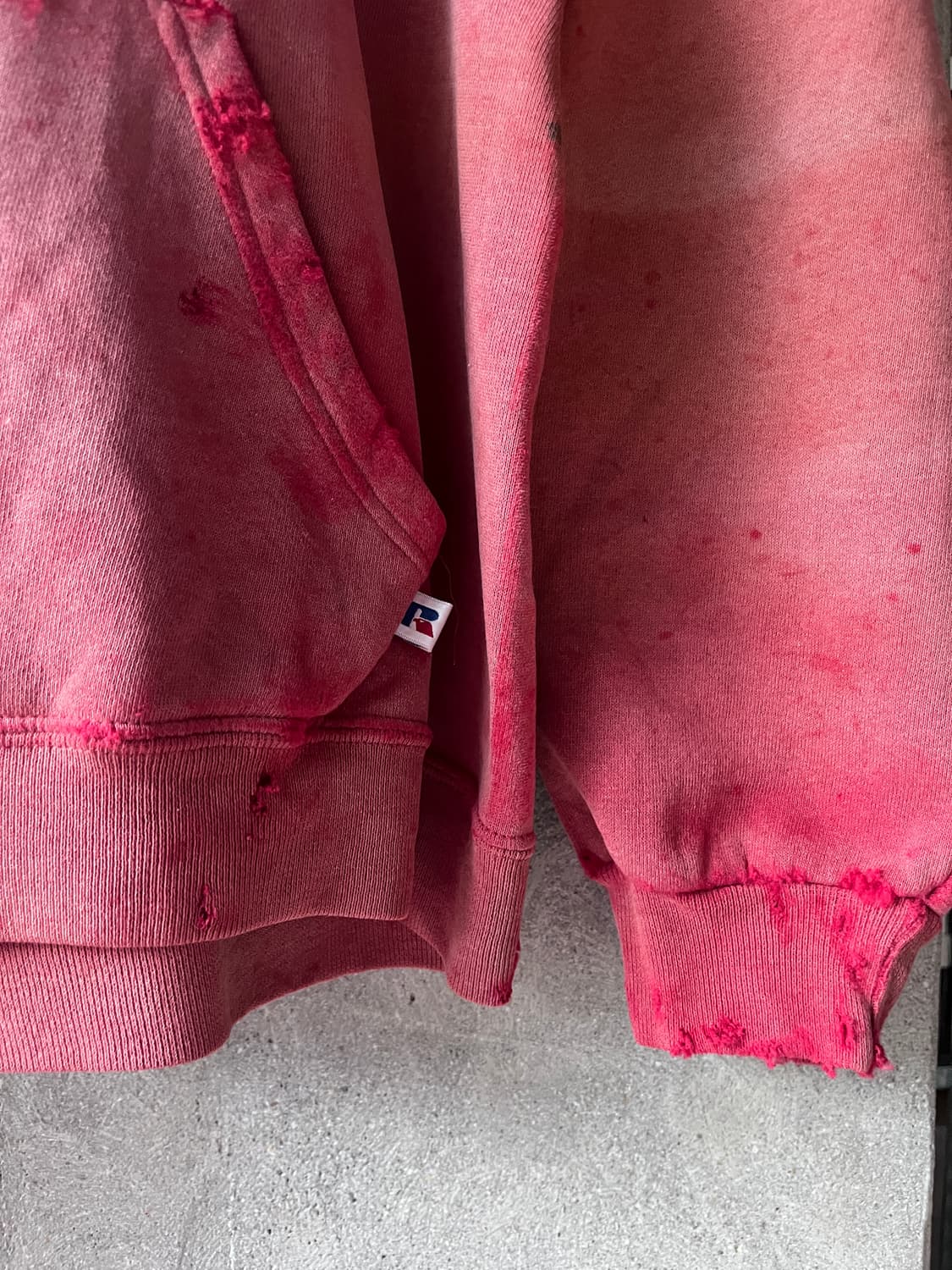 Russell Athletic Custom Distressed Hoodi 상품이미지6