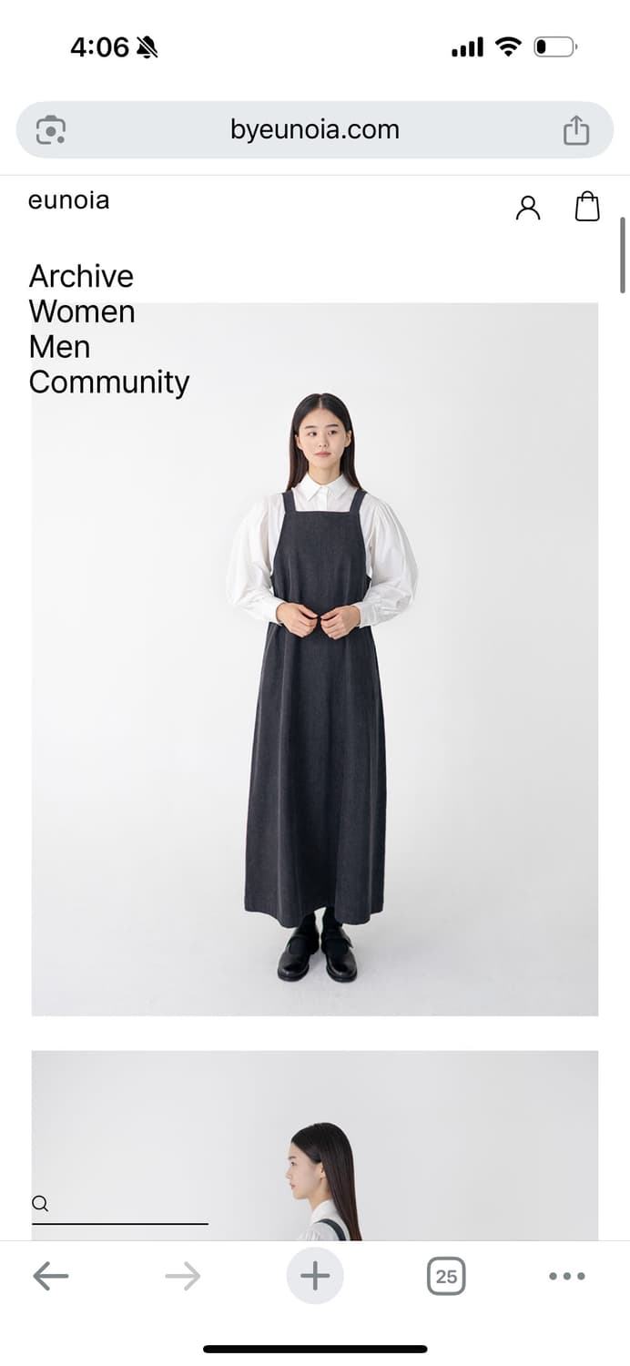 유노이아 Denim Dress 상품이미지4