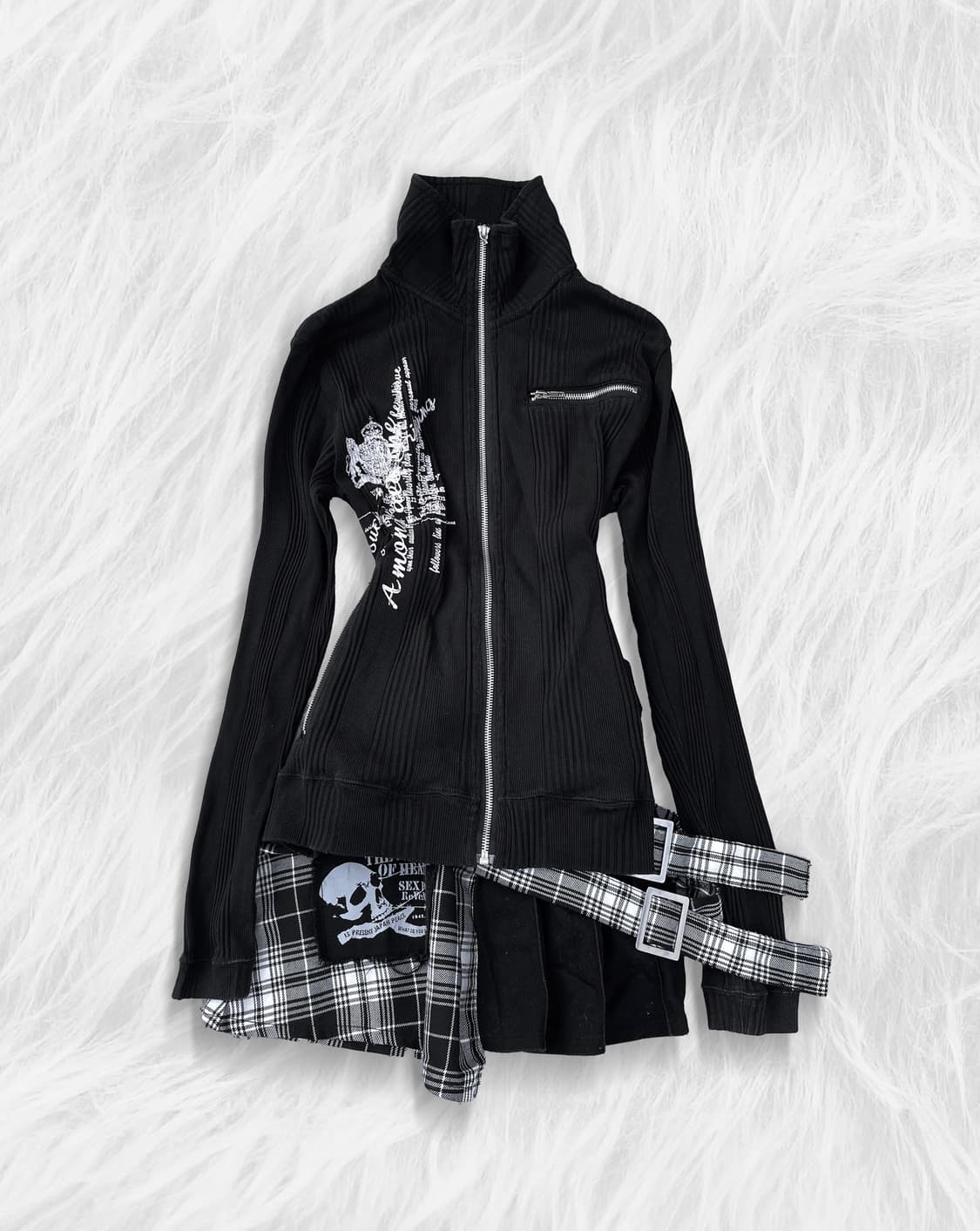 Punk zip-up 상품이미지1