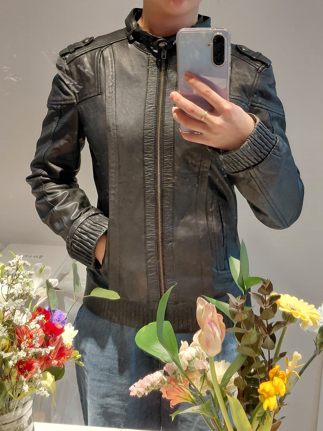 일제 양가죽 레더자켓 상품이미지6