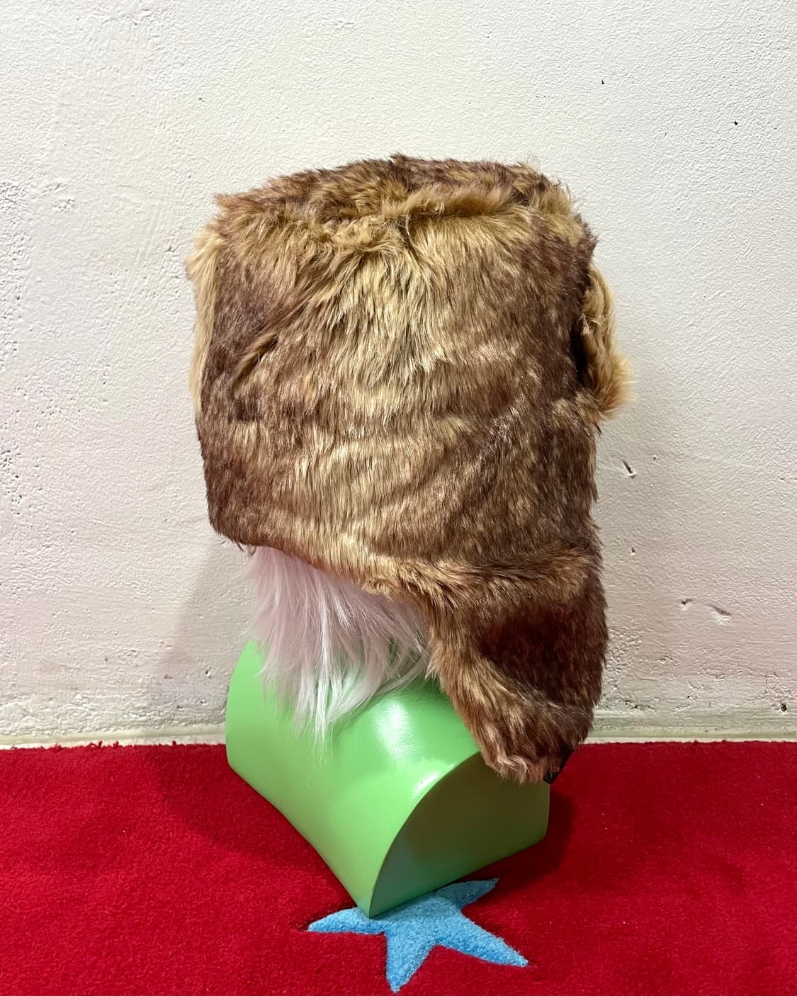 Brown fur big trapper hat 상품이미지4