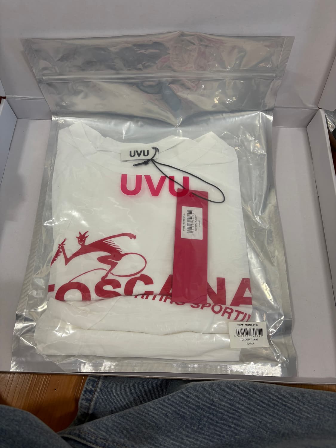 uvu / TOSCANA T-SHIRT 토스카나 티셔츠 화이트 상품이미지2