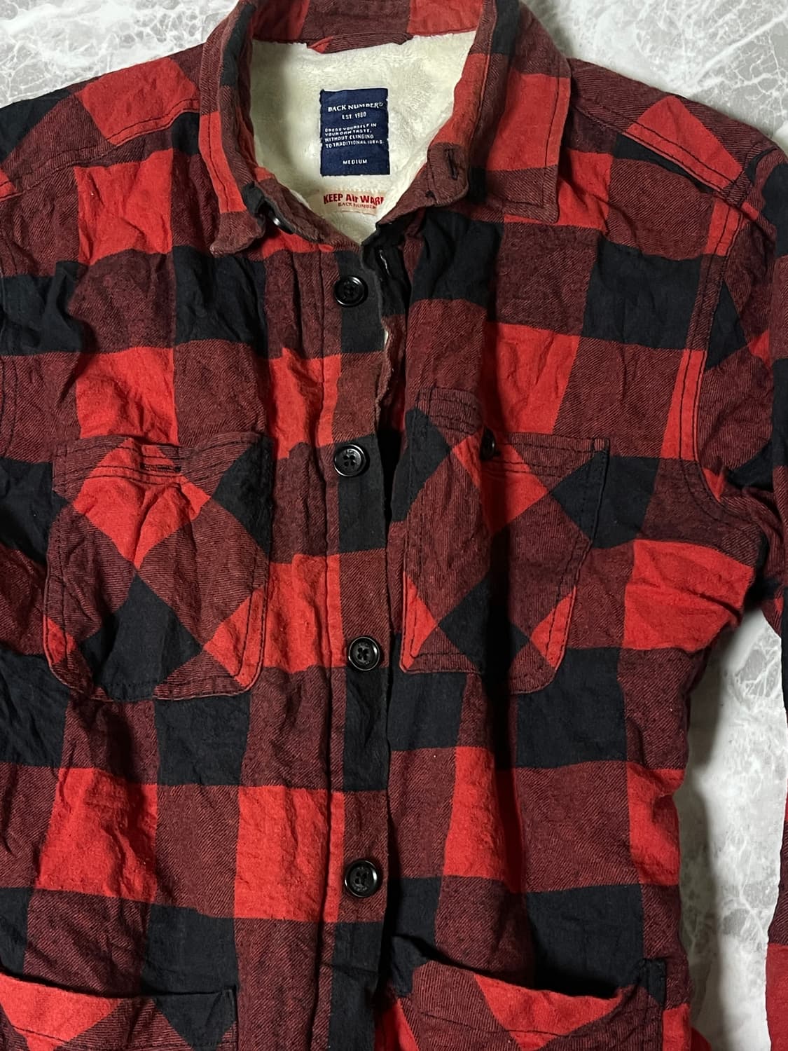 check warm shirts jacket 상품이미지3