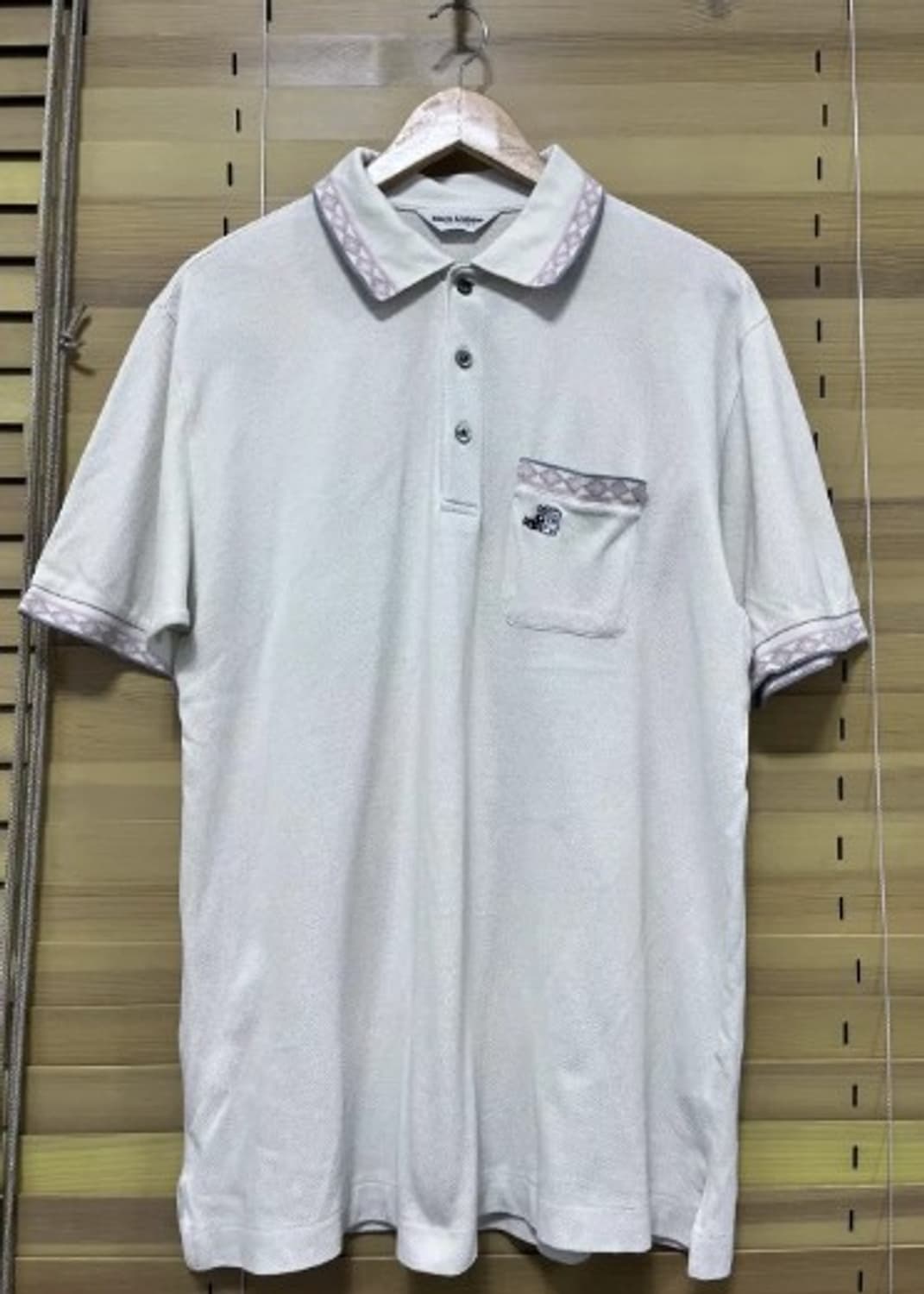 블랙앤화이트 남성 반팔PK티셔츠 L사이즈 상품이미지2