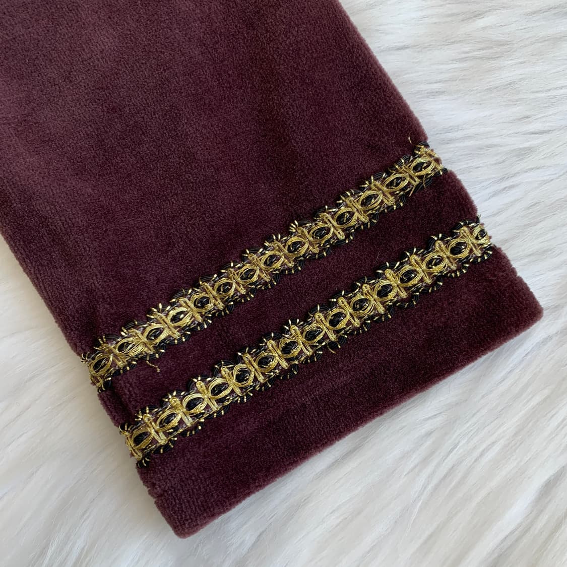 일본 빈티지 Larena 골드 테이핑 벨벳 가디건 1694 상품이미지7