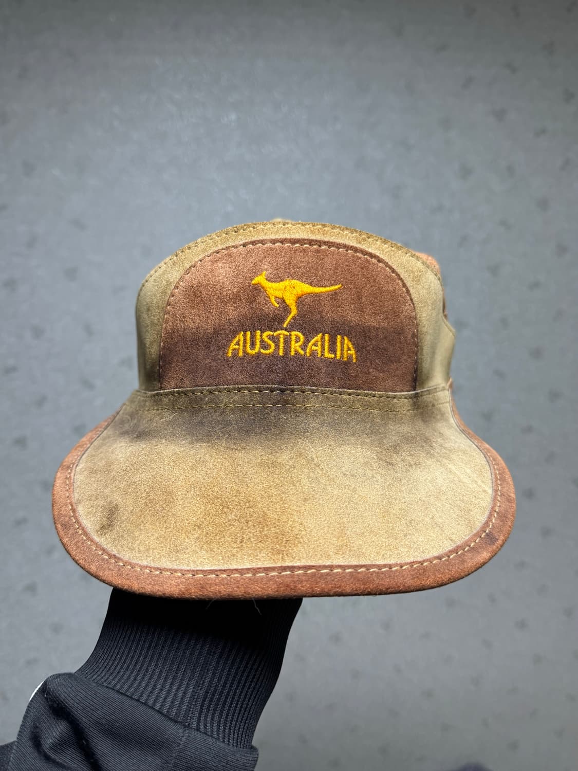 호주 빈티지 스웨이드 캡 상품이미지1