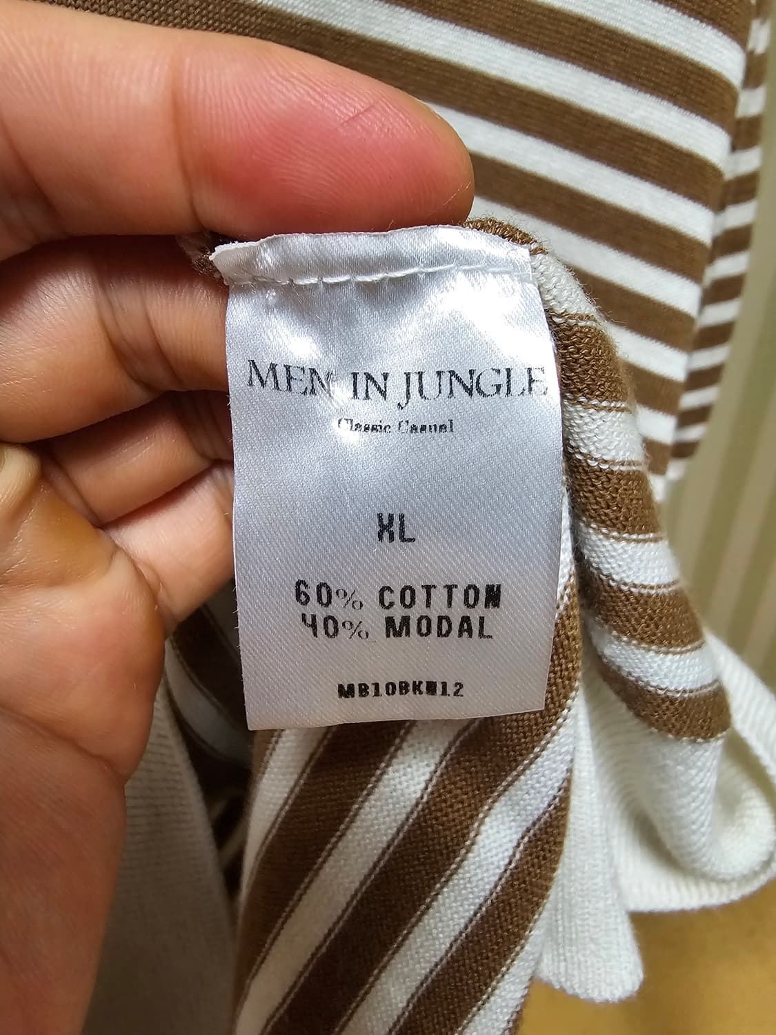 맨인정글 니트 코튼 XL 상품이미지8