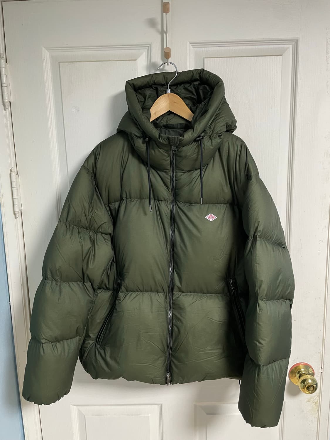 DANTON 단톤 후드 다운 패딩 올리브 상품이미지1