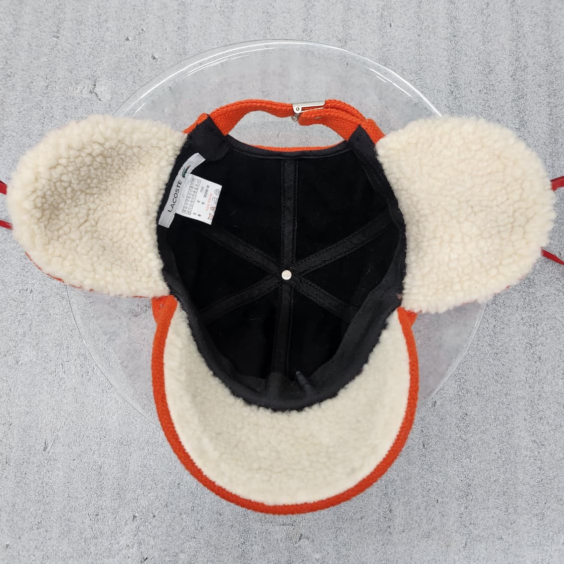 라코스테 정품 귀달이 모자 프리사이즈 상품이미지7
