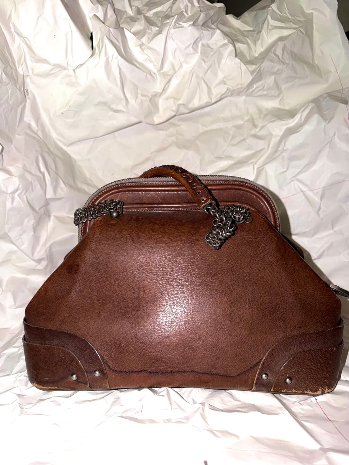 크리스챤 디올 2007AW 갈리아노 쇼피스 아머체인 쟌느백 상품이미지4