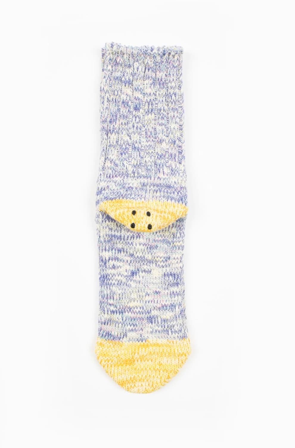 캐피탈 56피스3X1 립레인보위 해피힐 퍼플그레이 양말(새상품) 상품이미지2