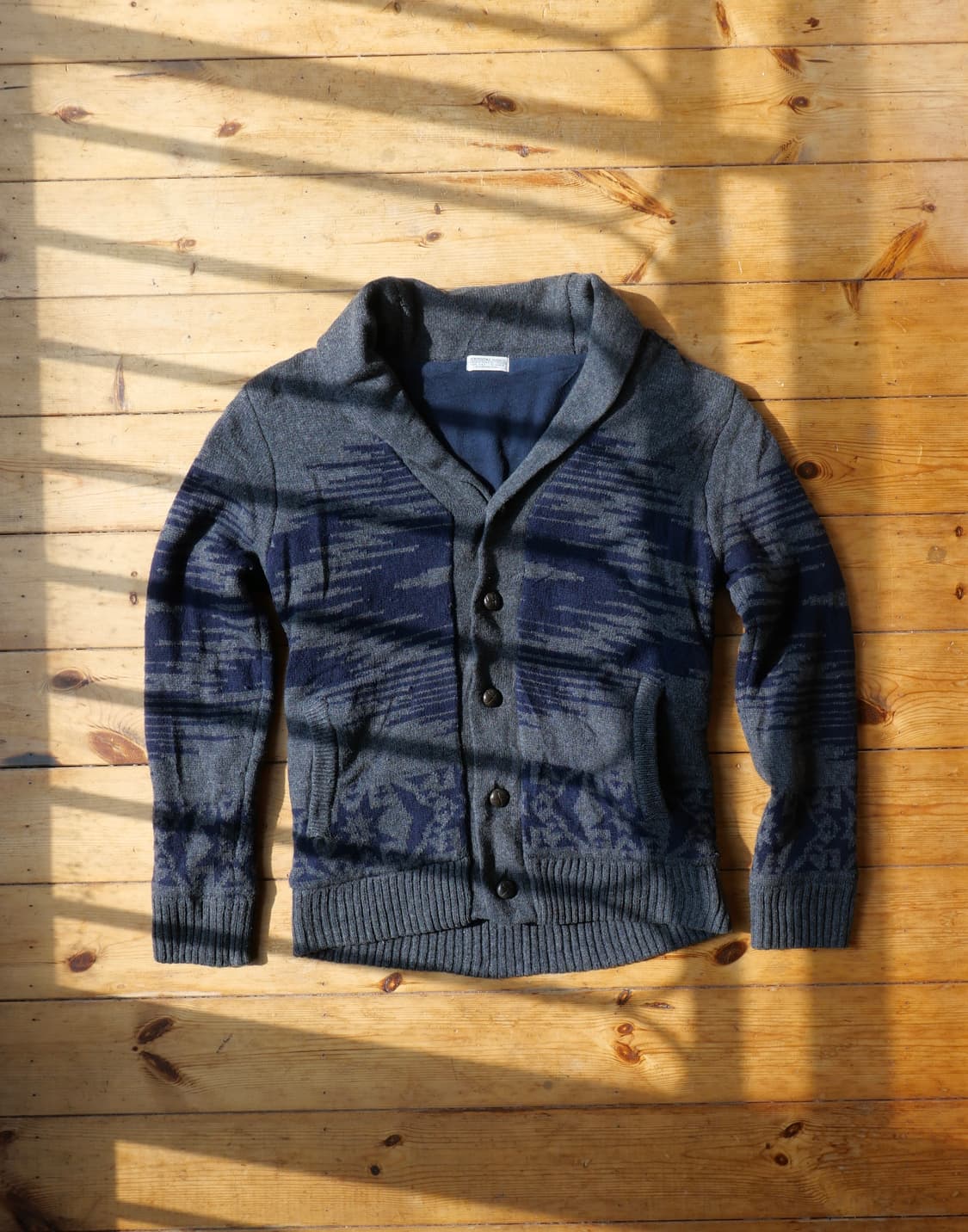 에어로포스테일 숄카라 가디건 (울소재) 상품이미지1