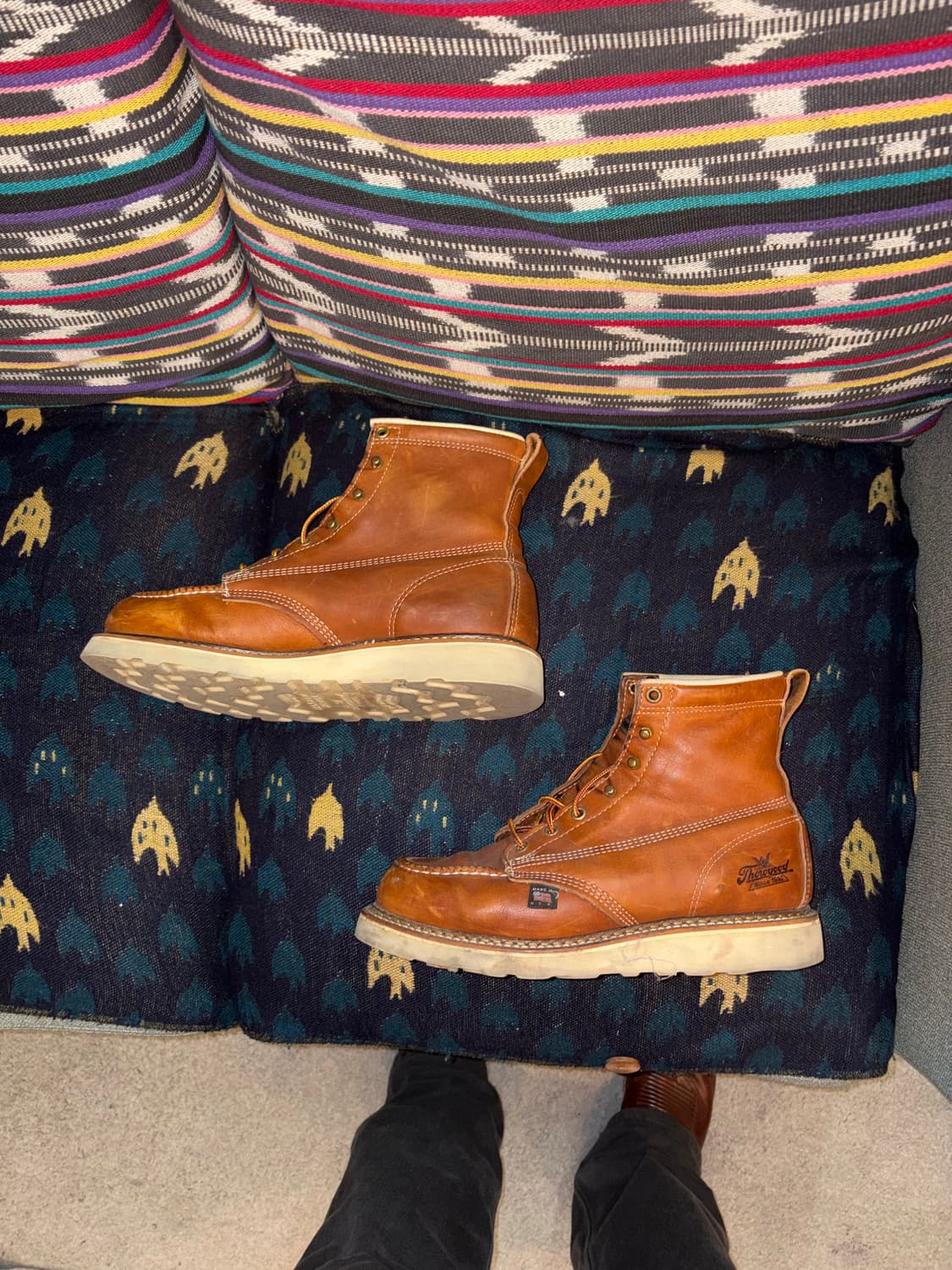 Thorogood USA moc toe leather boots 10D 상품이미지5