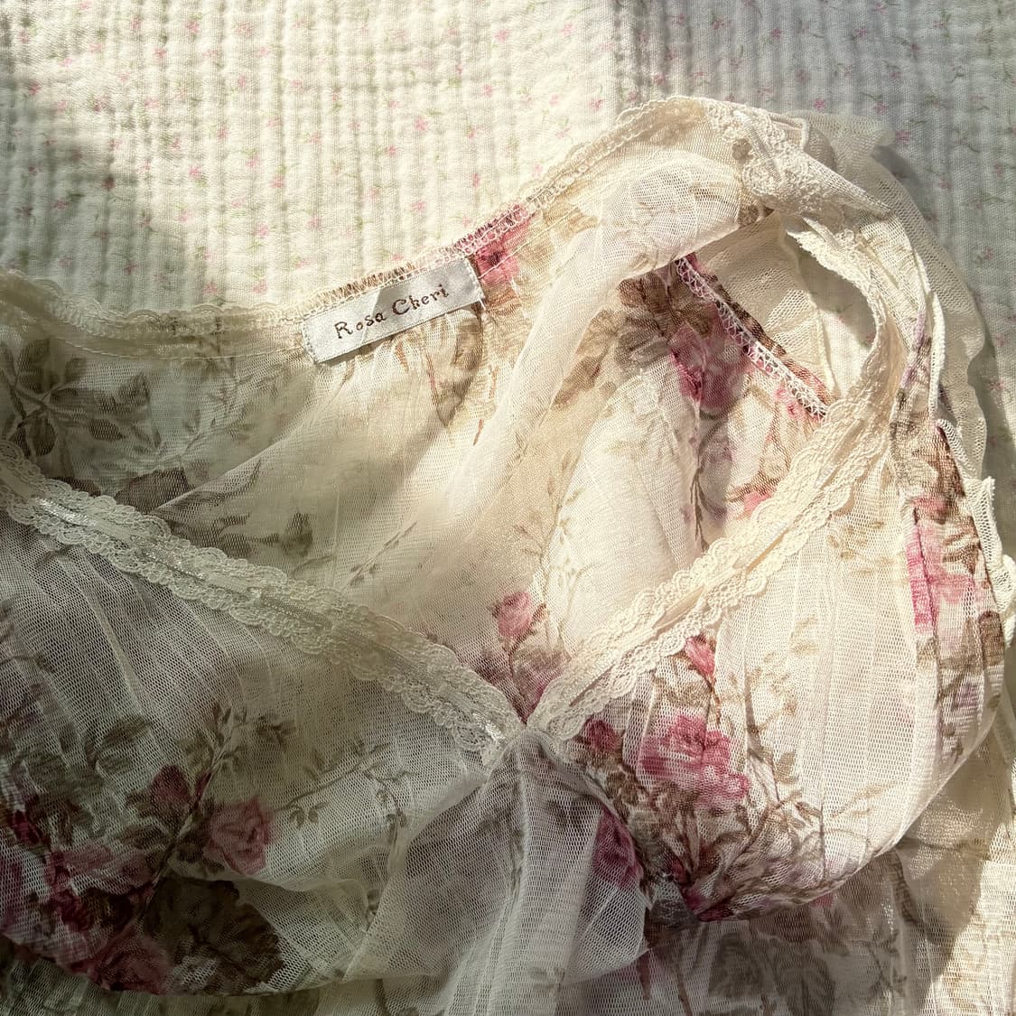 Rosa Cheri 로사체리 / 플라워패턴슬리브리스슬리브리스 플로리나시 상품이미지5