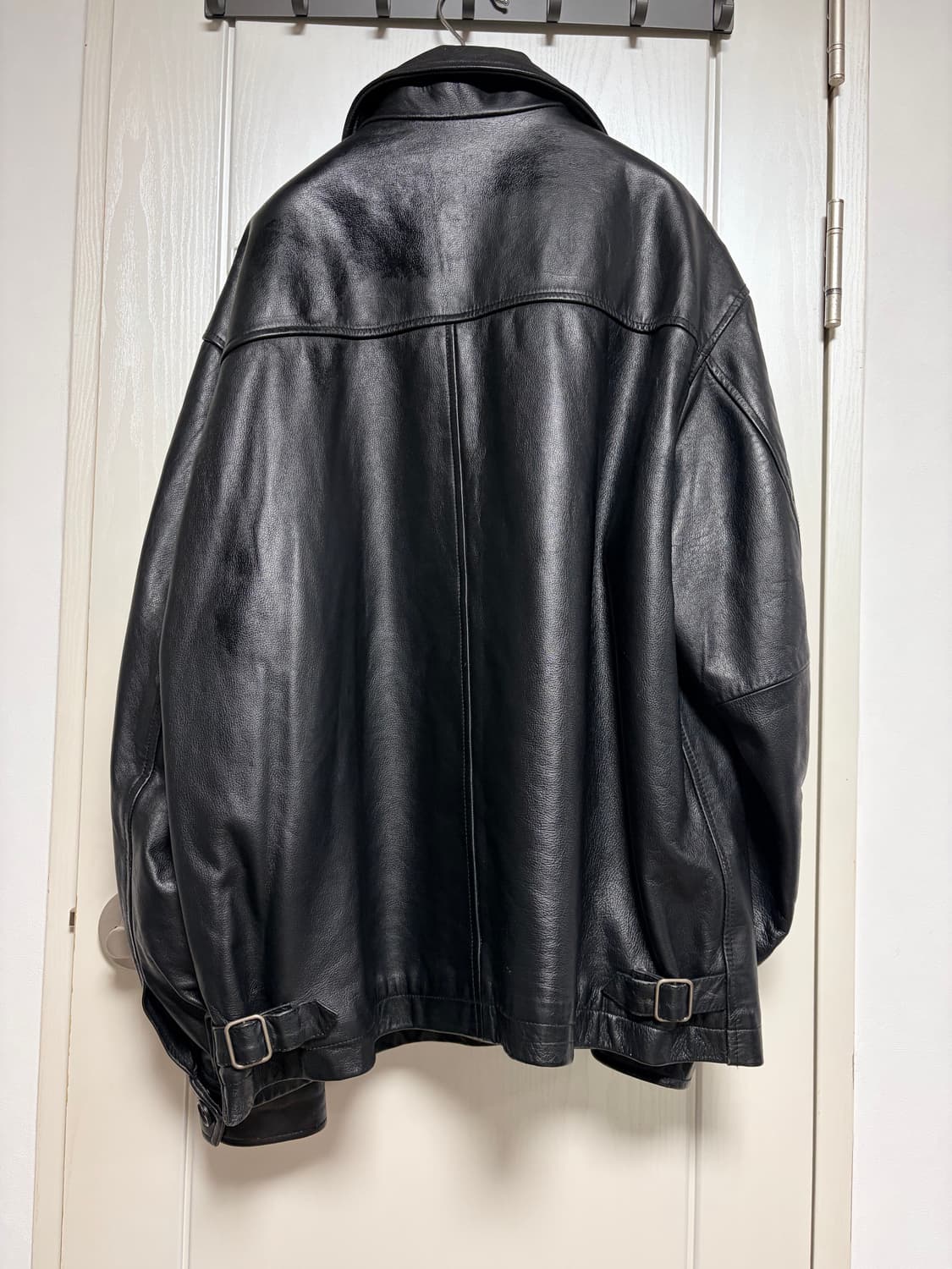 old gap 올드갭 레더 자켓 L 블랙 상품이미지2