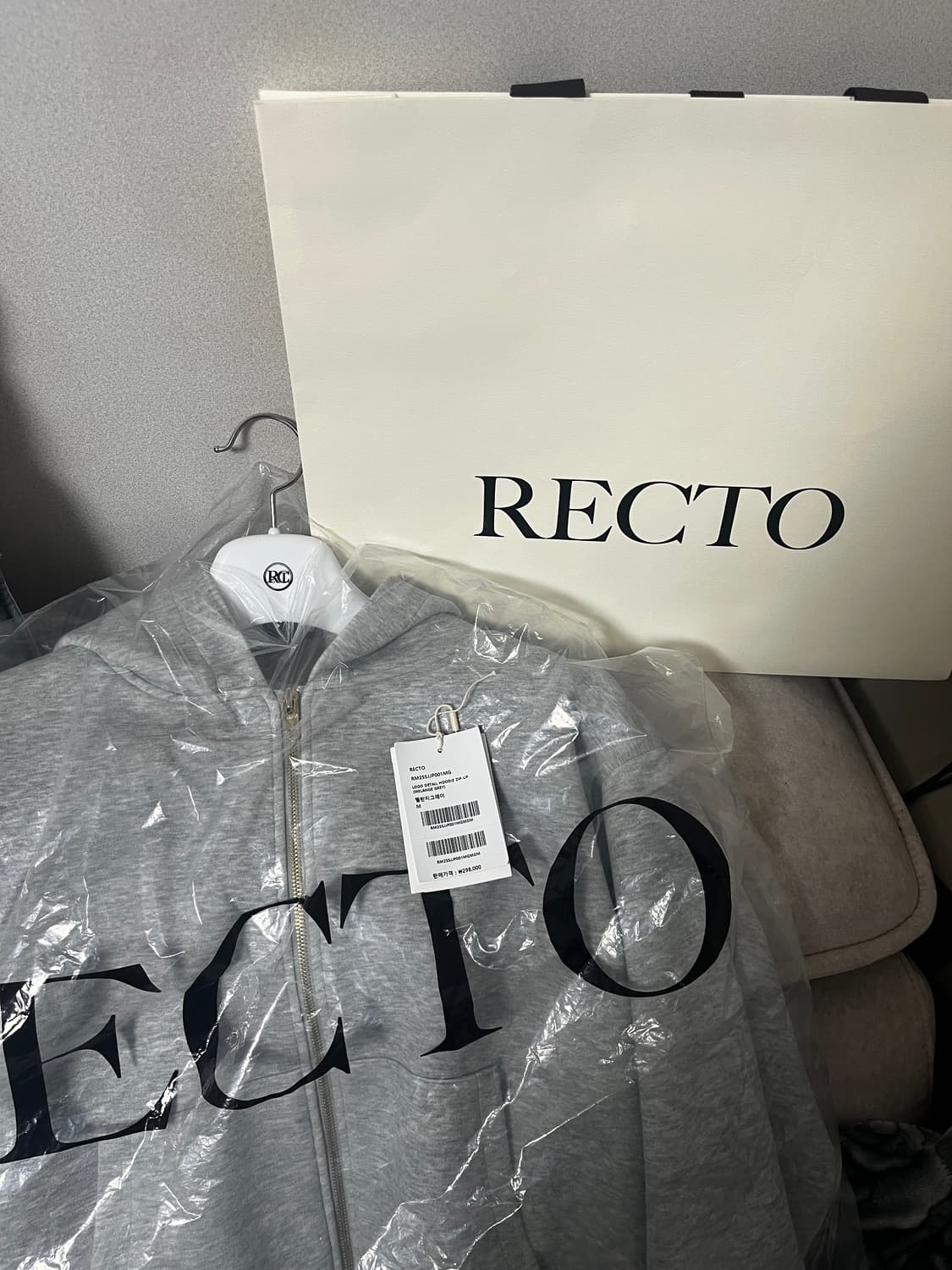 렉토 LOGO DETAIL HOODIE ZIP-UP 후드집업 상품이미지7