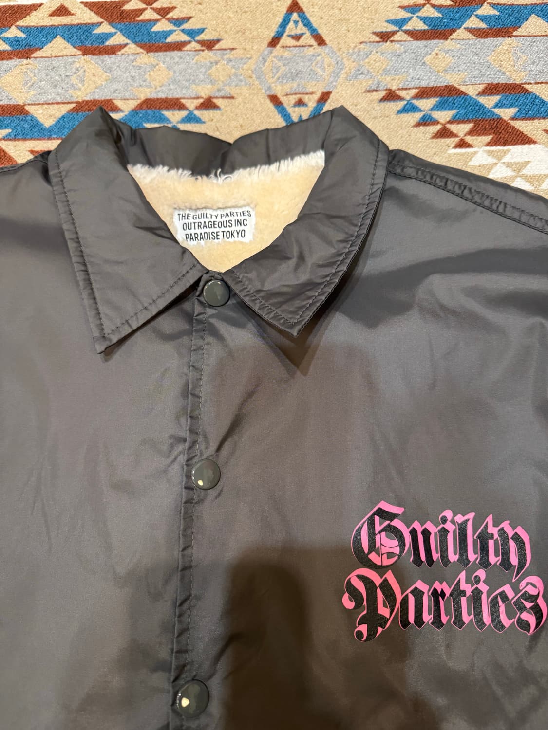 [L] 와코마리아 보아 코치자켓 타입원 그레이  상품이미지4