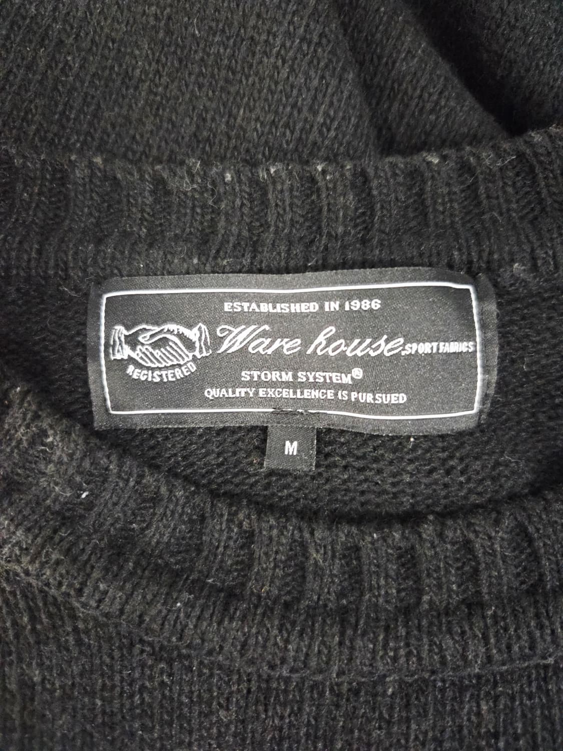 WAREHOUSE 웨어하우스 울 100% 크루넥 니트 스웨터 상품이미지7