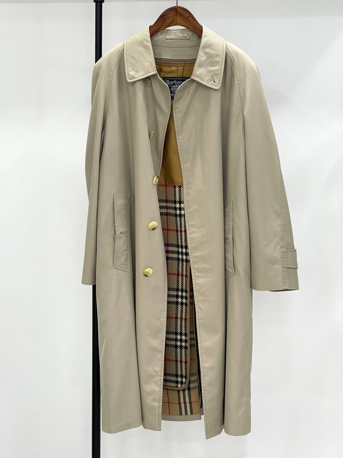 버버리 남성 싱글 트렌치(+내피) 상품이미지1