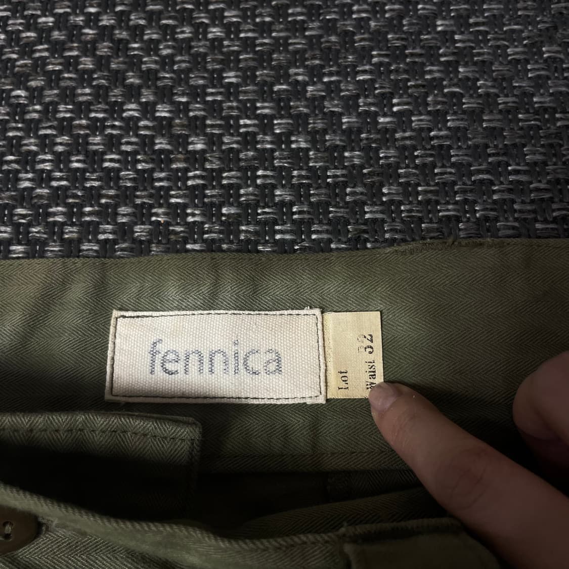 (32) 펜니카 카키 5버튼플라이 아미 밀리터리 팬츠 상품이미지3