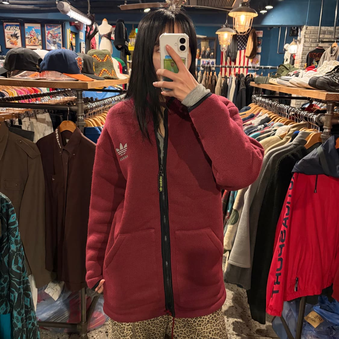 adidas 아디다스 트레포일 집업 플리스 자켓 상품이미지2